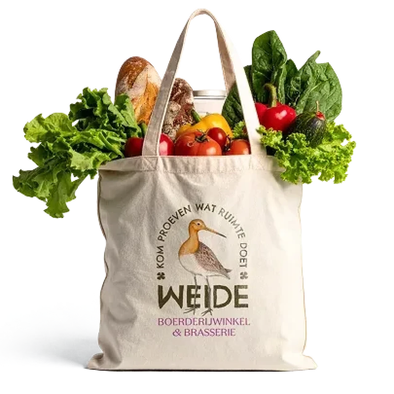 Weide boodschappentas